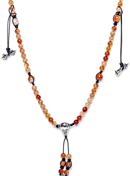 Collier Tamashii Mudra in Pierres semi-précieuses Sodalite NHS1500-19 - NHS1500-19